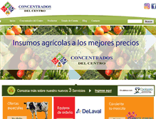 Tablet Screenshot of concentradosdelcentro.com